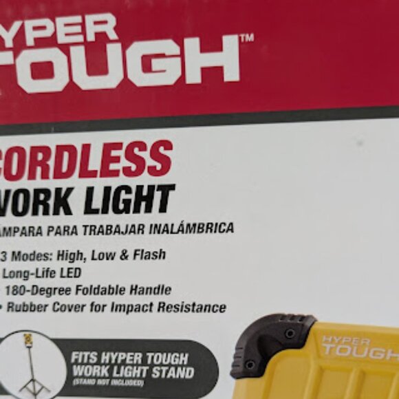 Hyper Tough Cordless LED Work Clamp Light, Emergency / Camp Light, 500-Lumens - Picture 3 of 4